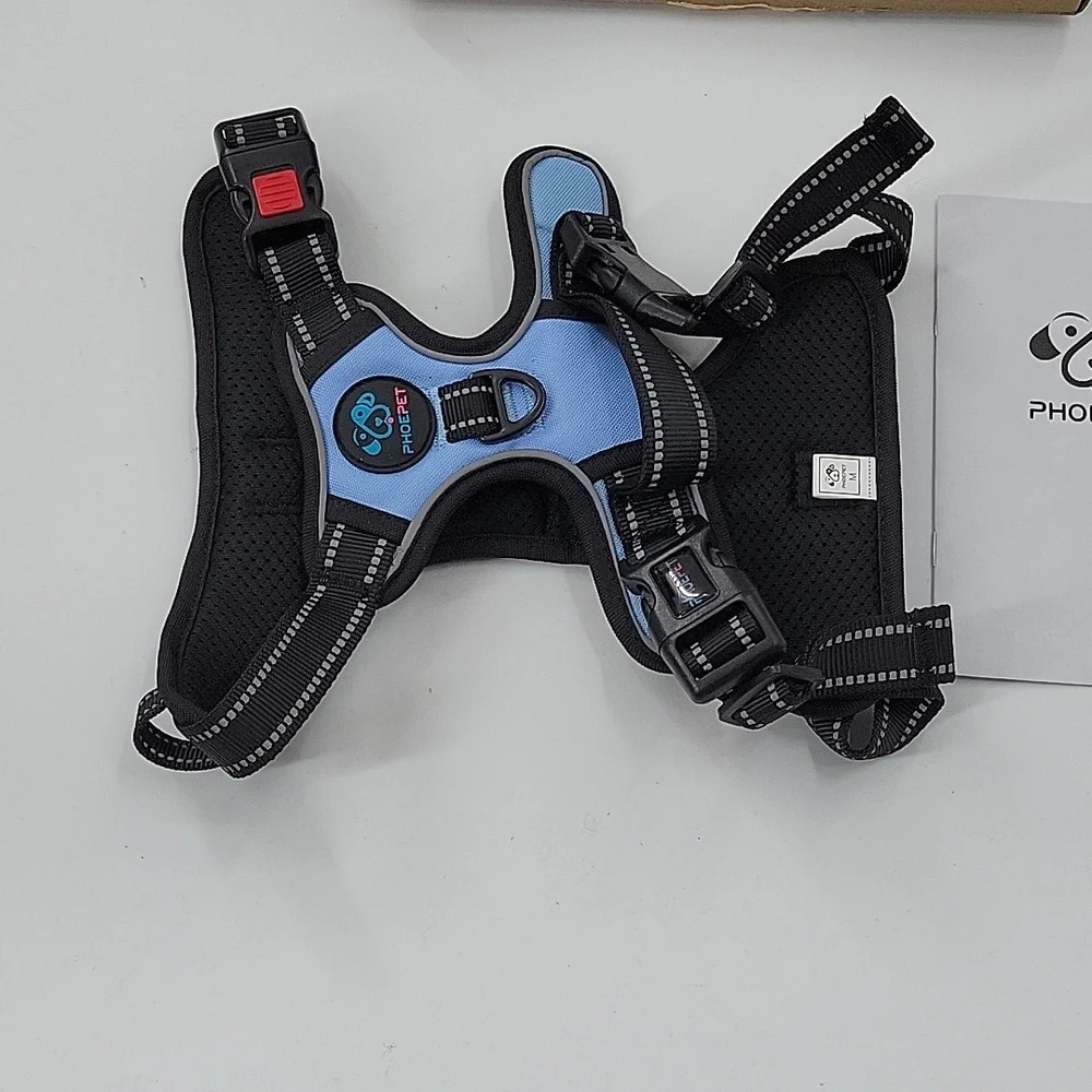 Blue and Black Dog Harness - Picture 10 of 16